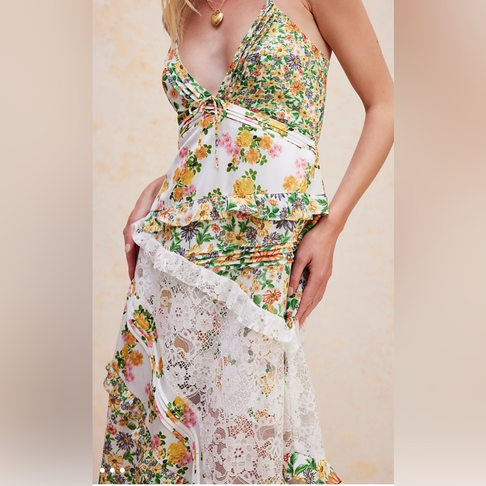 For Love and Lemons Rosalyn maxi dress